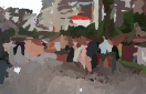 painted with brush at size 60X15