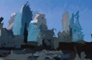 painted with brush at size 60X15