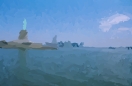 painted with brush at size 48X12
